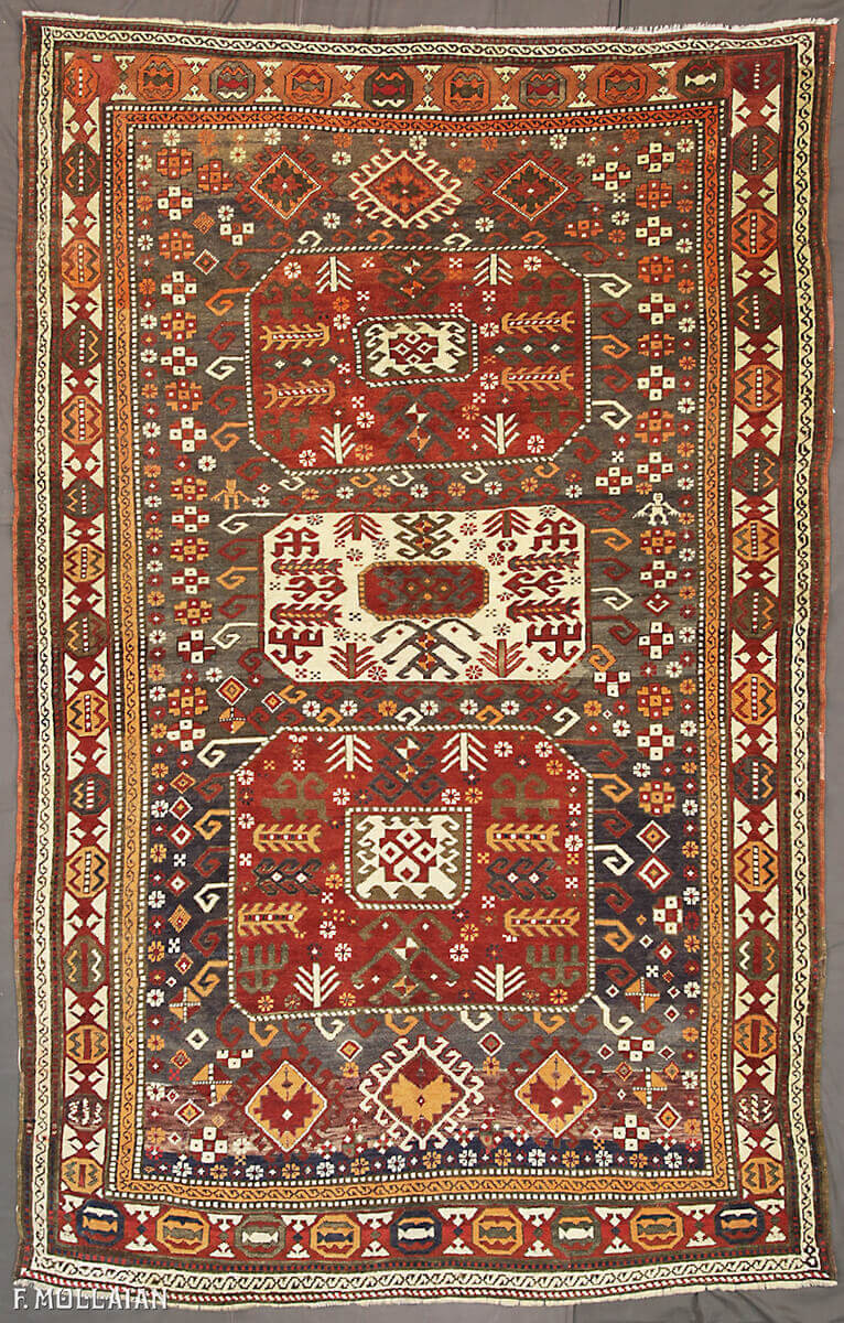 Tapis Caucasien Antique Kazak n°:16560850